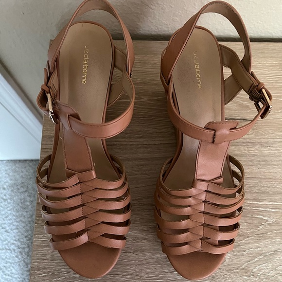 Tan Wedges Size 10 - Picture 1 of 6
